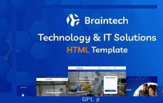 Braintech Theme GPL v2.6.1 – Technology & IT Solutions WordPress Websites